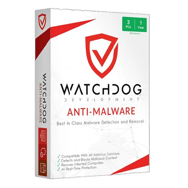 Watchdog Anti-Malware 3PC 1Year EURO Only