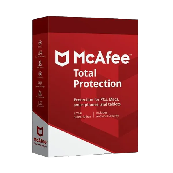 McAfee Total Protection - 5 Devices / 2 Years, Global