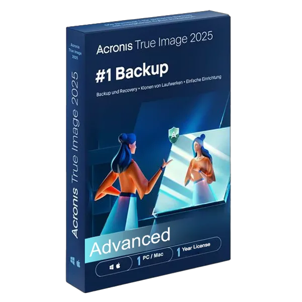 Acronis Cyber Protect Home Office Advanced + 50GB Cloud Storage - 1 Device 1 Year