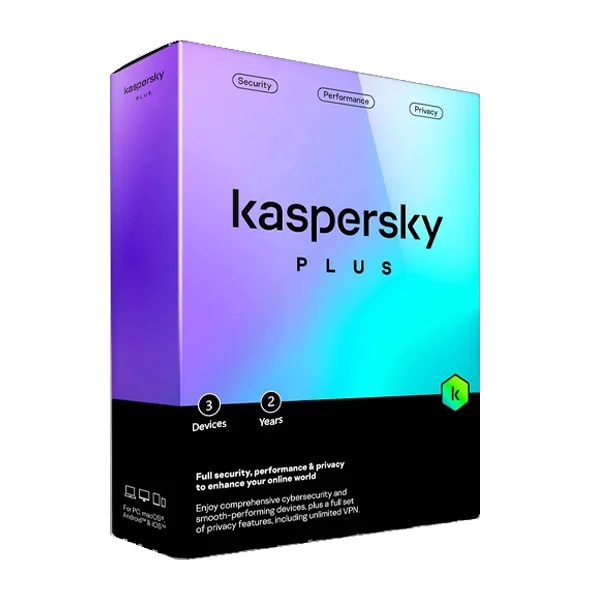 Kaspersky Plus | 3 Devices | 2 Years | EU