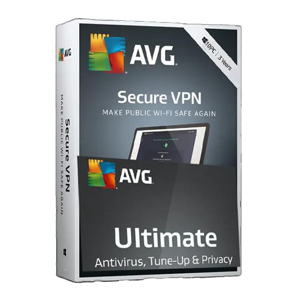 AVG Ultimate 10-Multi Devices VPN 3-Years, Global