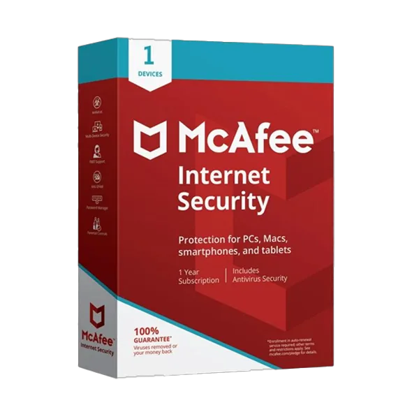 McAfee Internet Security  - 1 User 1 Year, Global